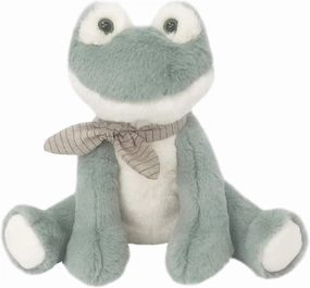 MON AMI Fitzgerald The Frog Stuffed Animal – 11”, Frog Plush, Fun Adorable Soft Stuffed Toy, Great Gift for Kids of All Ages
