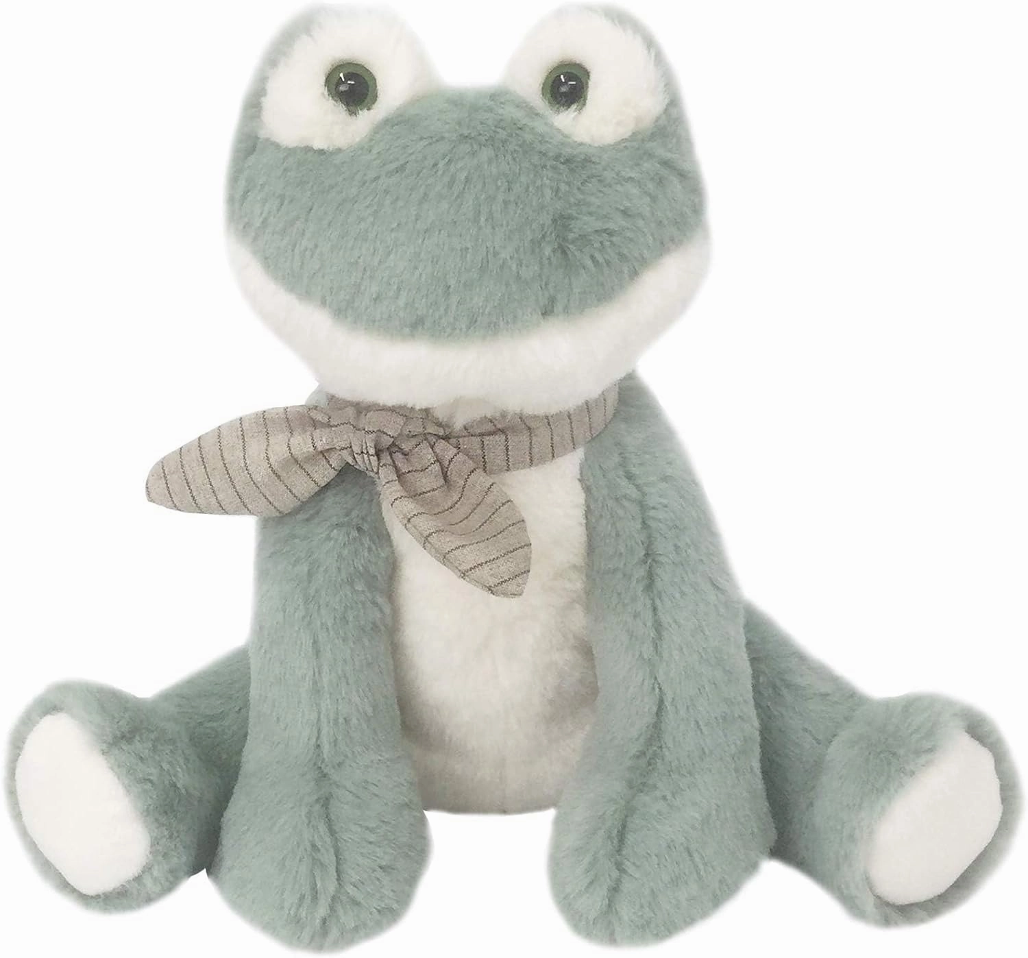 MON AMI Fitzgerald The Frog Stuffed Animal – 11”, Frog Plush, Fun Adorable Soft Stuffed Toy, Great Gift for Kids of All Ages