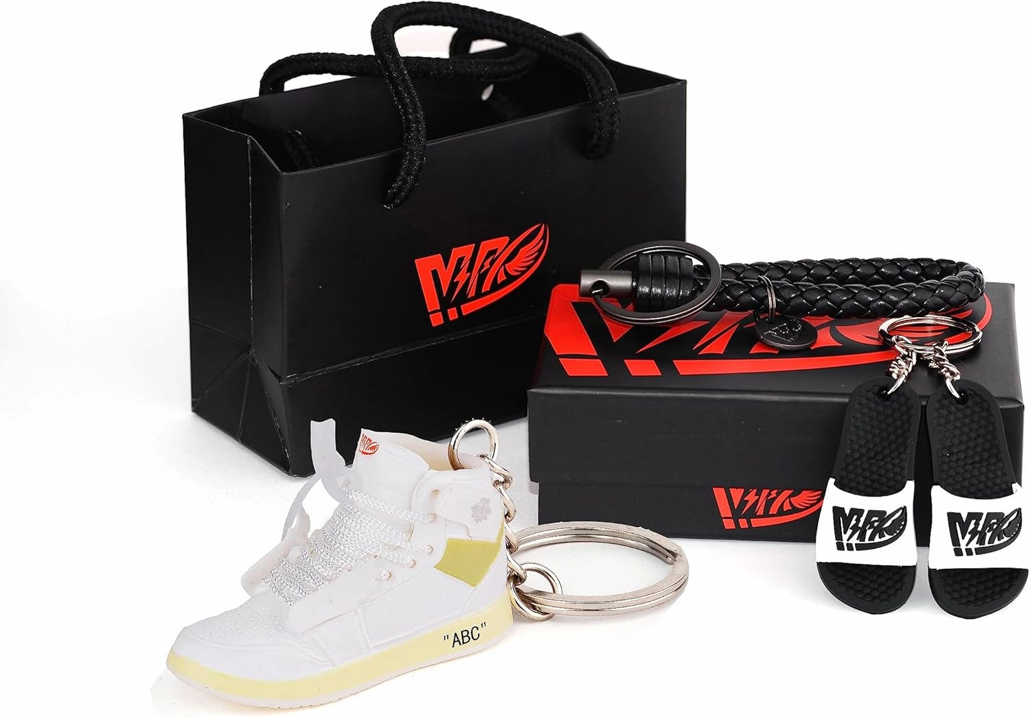 MPK Mini Basketball Sneaker Keychain 3D Stereo Model Shoes Shoe Model Pendant decorate Send a Gift interesting gadgets