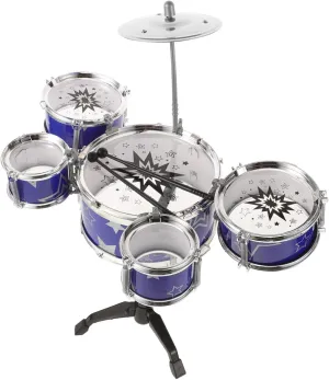 Musical Instrument Mini Drum Set Small Drum Kit for Creative Rhythm Development Secure Plastic Design for Desktop Percussion for Boys