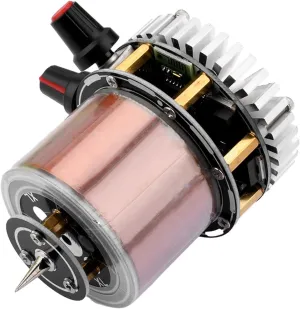 Musical Tesla Coil Kit, Handheld Tesla Coil Kit, Plasma Coil Desktop Toy Science Education Kit, Fixed Frequency Mode 0-8cm, Artificial Lightning