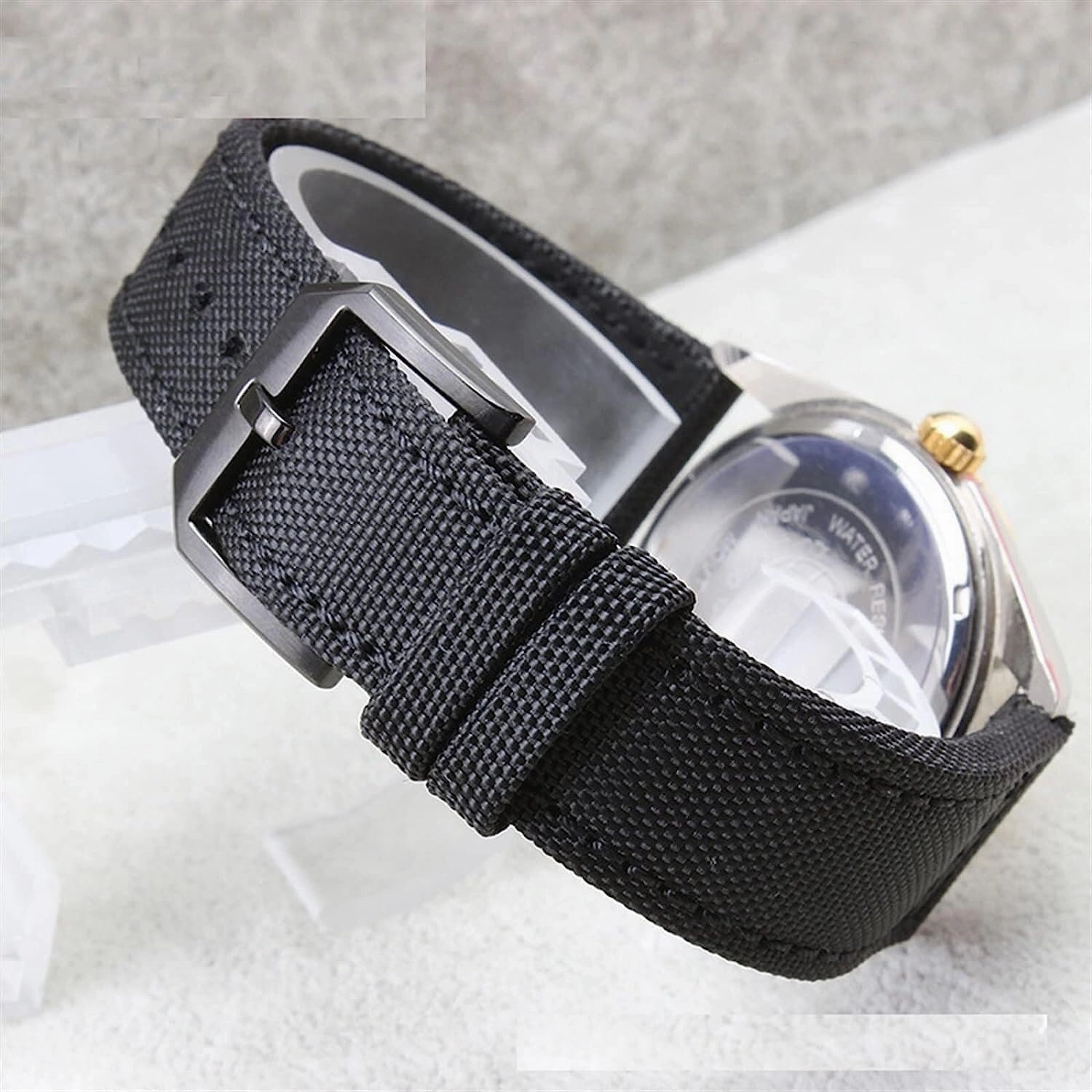 Nylon Canvas Watch Bands For IWC Pilot Portuguese Portofino Green Blue Gray Black Bracelets 20mm Watch Straps