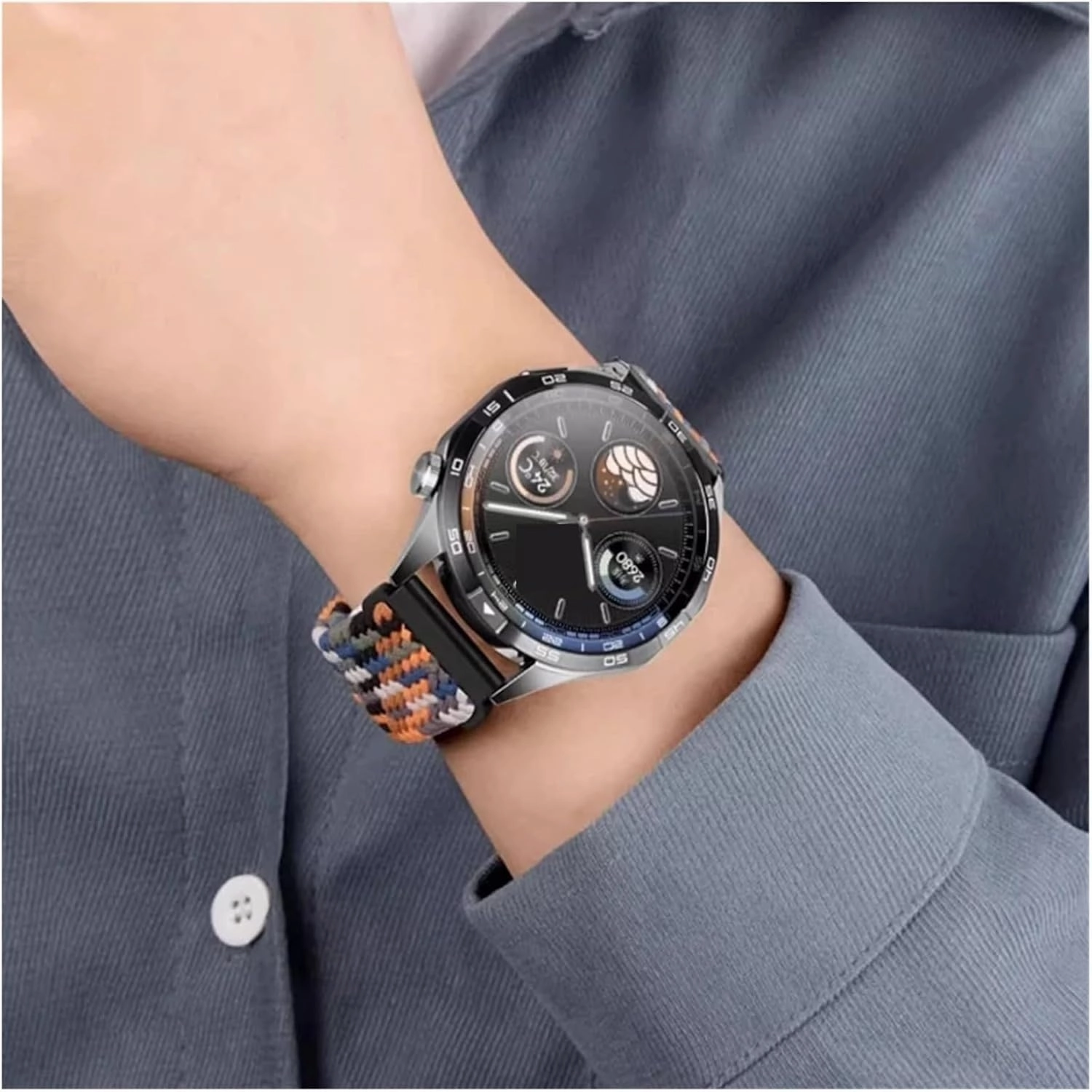 Nylon Strap 22mm 20mm For Huawei Watch GT4/Pro 46mm/GT3/GT2 2e Breathable Bracelet For Samsung Watch 6/5/4/3/Gear S3 Watchbands