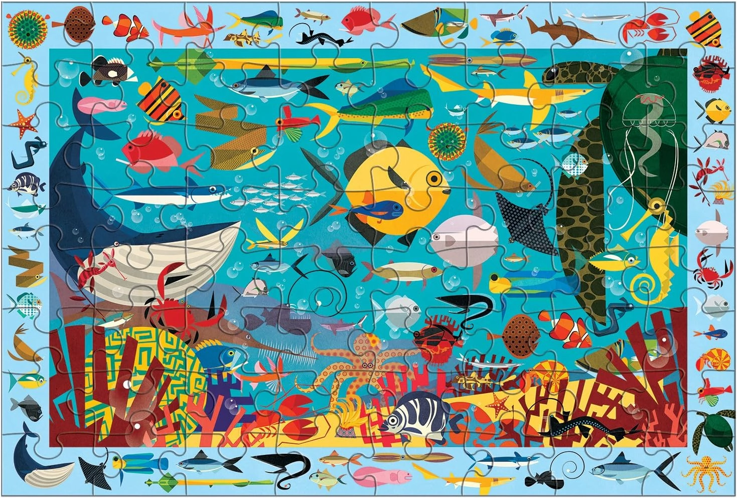 Ocean Life Search & Find Puzzle
