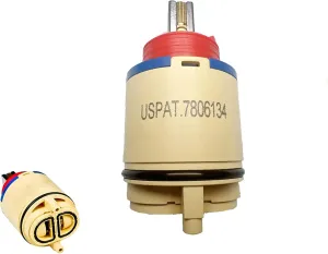 Olympia OP-340009 Olympia Parts Pressure Balance Ceramic Disc Cartridge, Hain-yo JH02BD 40mm Pressure Balance Ceramic Disc Cartridge (JH02BD)