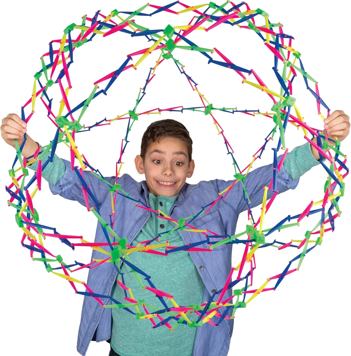 ORB Curiosities Extreme Expand-A-Ball - Triples in Size and Expands to 3 Feet - Huge Expandable Sensory / Fidget Sphere & Breathing Ball Toy - Great for Breath Exercises and Play for Kids and Adults
