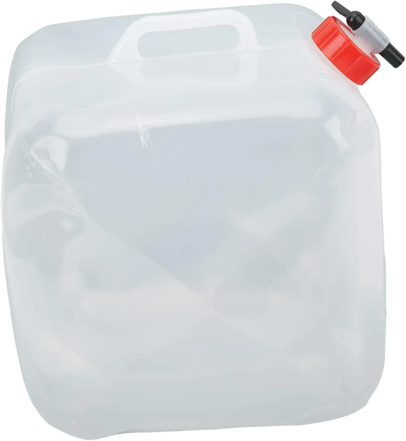 OUKENS Outdoor Collapsible Drinking Water Container Camping Water Storage Container Portable Plastic Foldable Drinking Water Container with Faucet Screw Cover Suitable for Travel Kitchen Hiking(10L)