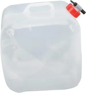 OUKENS Outdoor Collapsible Drinking Water Container Camping Water Storage Container Portable Plastic Foldable Drinking Water Container with Faucet Screw Cover Suitable for Travel Kitchen Hiking(10L)