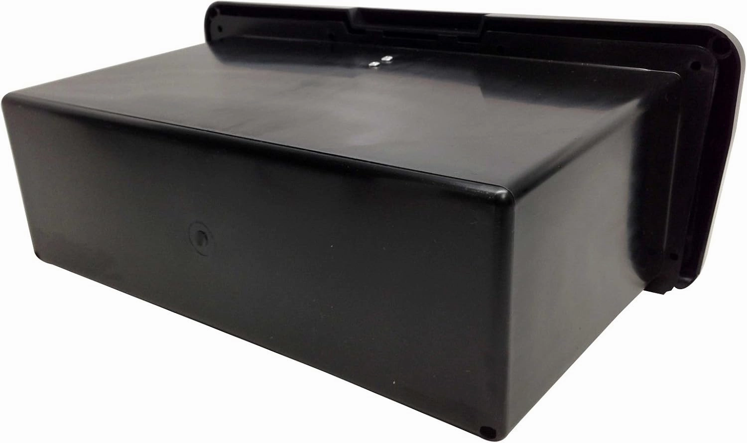 Pactrade Marine Boat Pontoon Yacht Storage Compartment Durable Standard Lightweight Lockable ABS Locking Plastic Glove Box Black Spacious with Keys