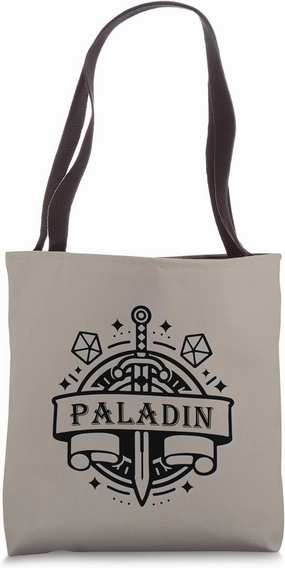 Paladin, boardgame, dice, sword, holy knight, caster Tote Bag