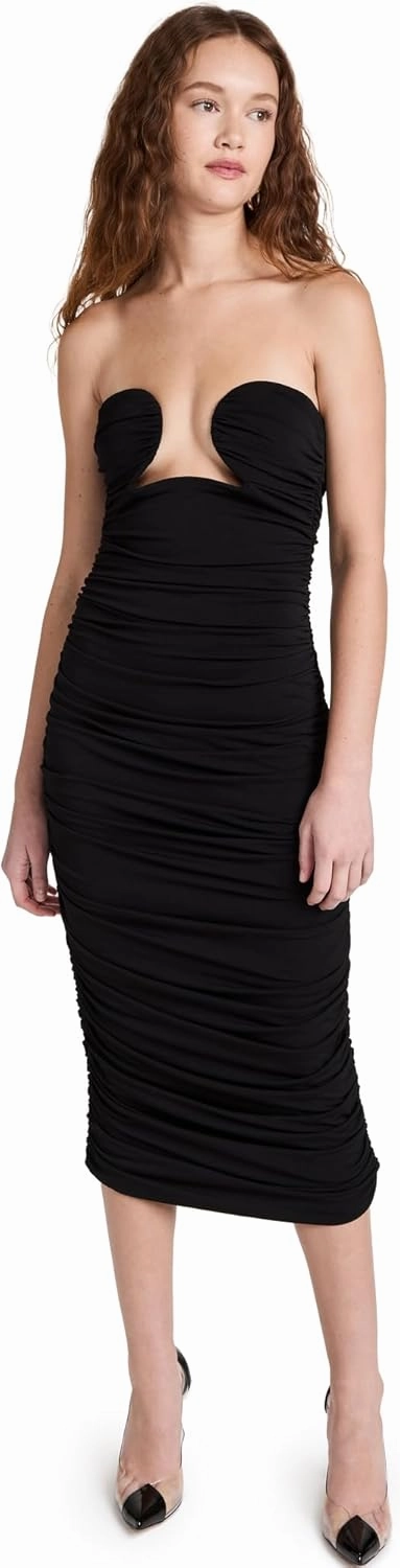 Pixie Market Women's Dominique Bustier Ruched Dress