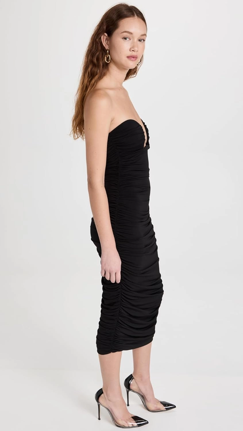 Pixie Market Women's Dominique Bustier Ruched Dress