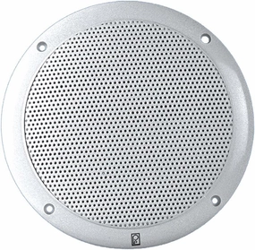 PolyPlanar 4" 2-Way Coax Integral Grill Marine Speaker - (Pair) White