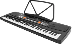 Portable 61 Key Electric Keyboard Kit with Rechargeable Battery for Kids Birthday