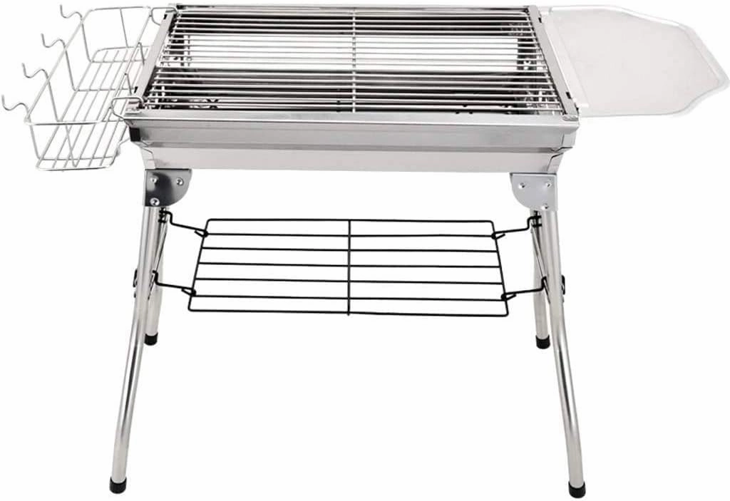 Portable Barbecue Grill Outdoor Stainless Steel Household Folding Barbecue Field Barbecue Tool