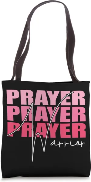 Prayer Warrior - Jesus, Pray, God, Bible Verse, Faith Reds Tote Bag