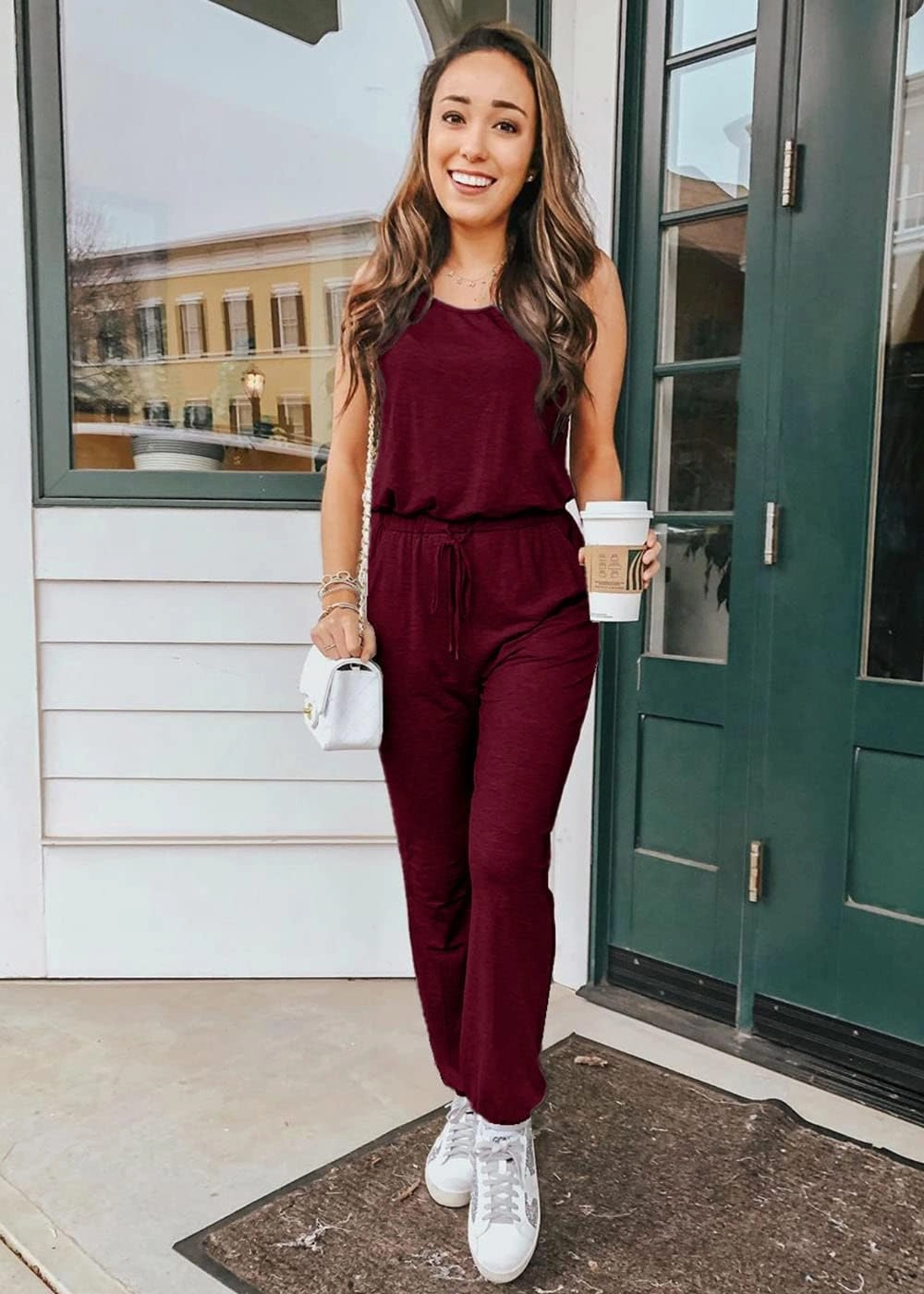 PRETTYGARDEN Women's Two Piece Outfit Sets Summer Casual Sleeveless Crewneck Tops Matching Travel Tracksuit Lounge Wear