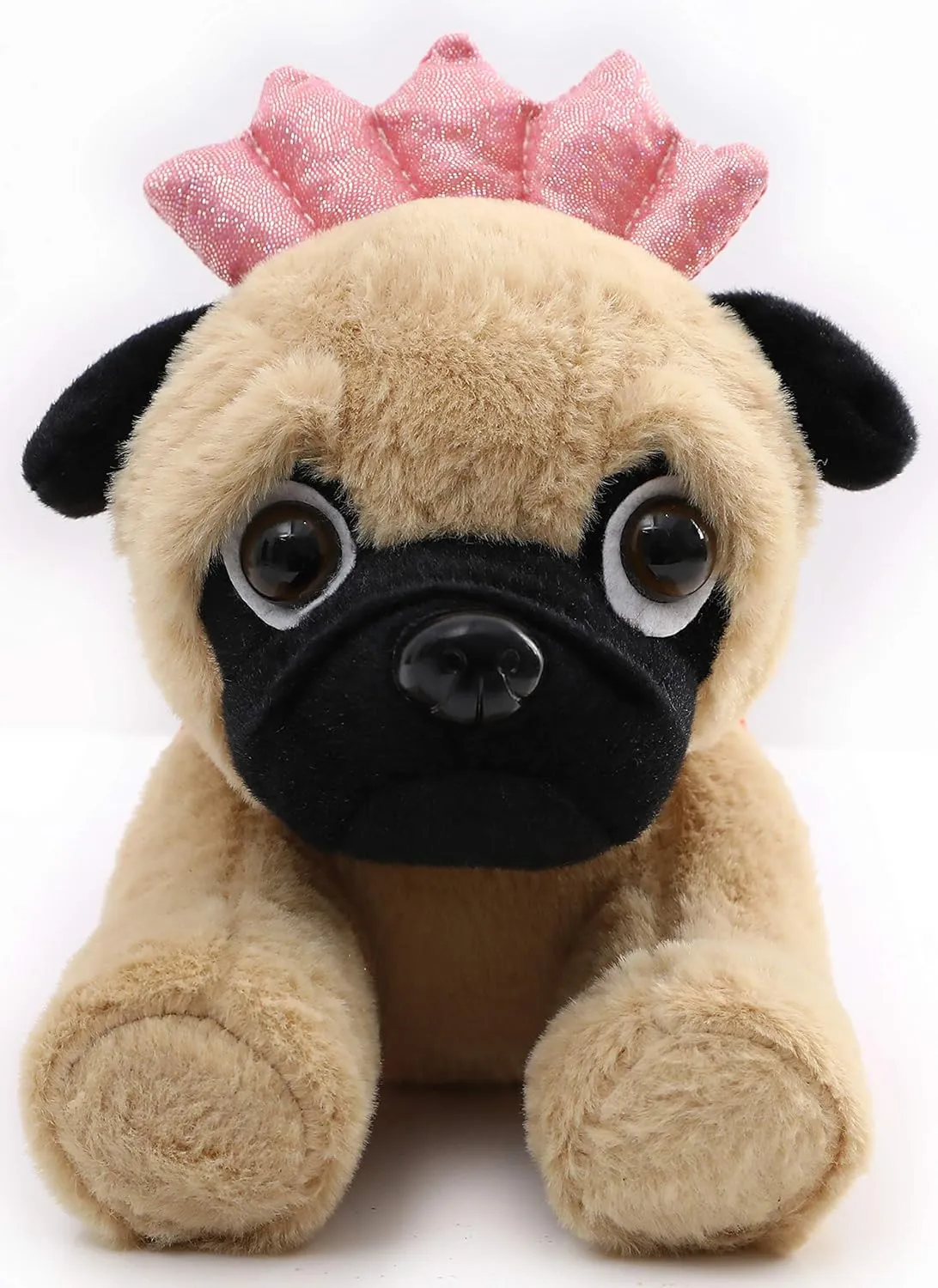 Pug-Mermaid Stuffed Animal Pug Dog Wearing Mermaid Costume Plushies Dog Dressed as Flash Mermaid Funny Plush Toys for Kids Stuffed Puppy Animals Gift for Lover 13 Inch