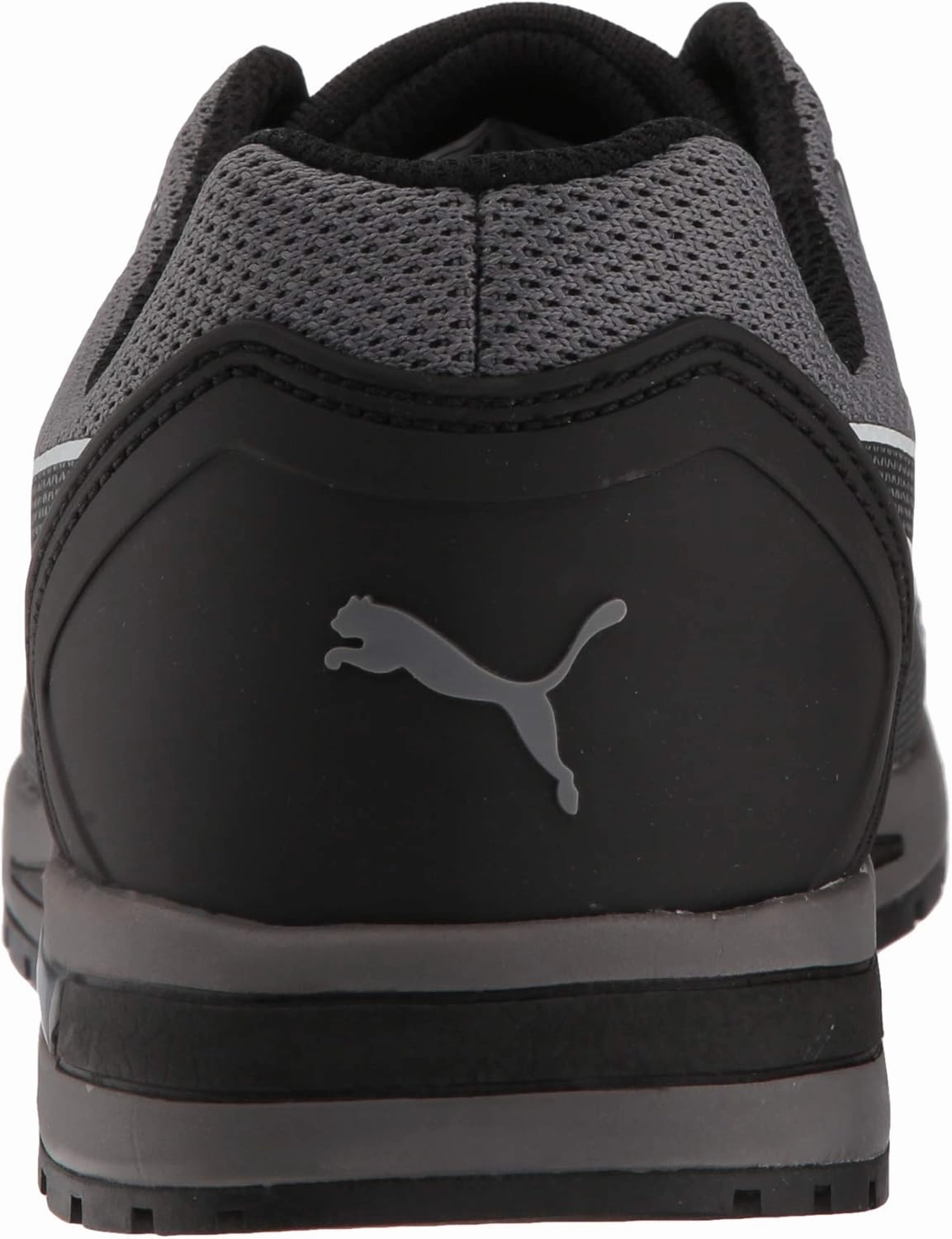 PUMA Safety Elevate Knit Black Low ASTM SD Work Shoes Safety Toe Metal Free Fiberglass Toe Cap Slip Resistant Men