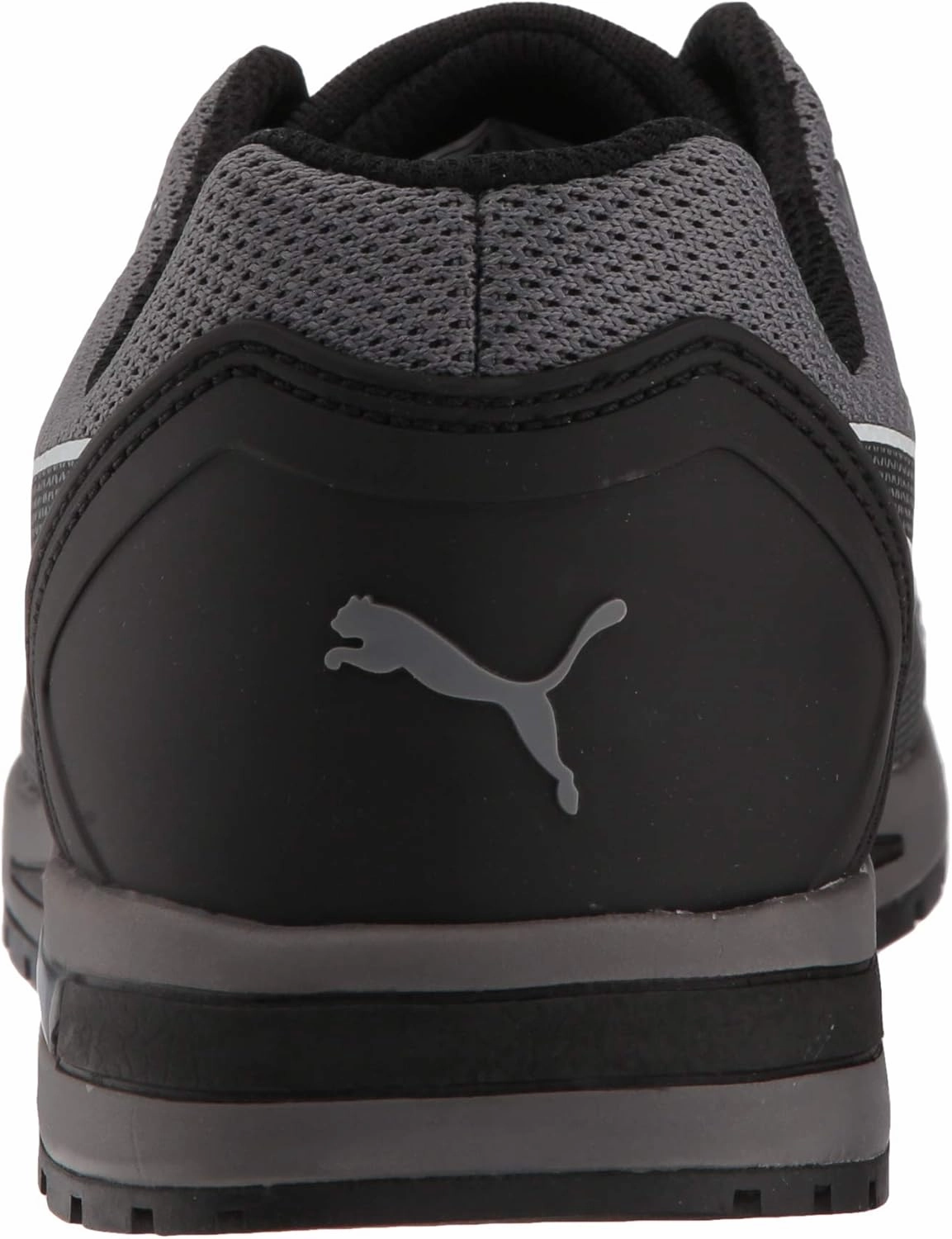 PUMA Safety Elevate Knit Black Low ASTM SD Work Shoes Safety Toe Metal Free Fiberglass Toe Cap Slip Resistant Men
