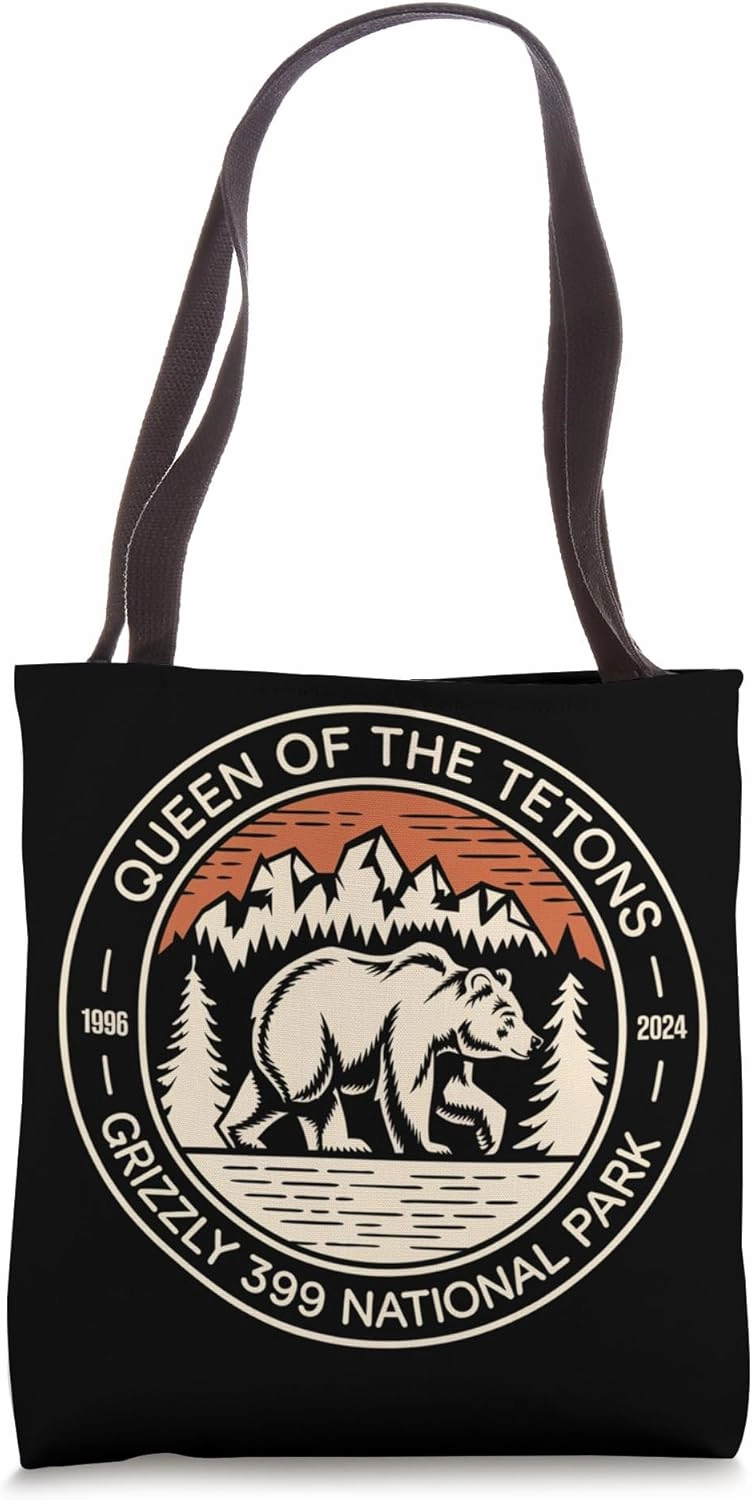 Queen of the Tetons Grizzly 399 National Park Tote Bag