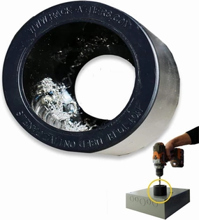 Rack-A-Tiers Chip Catcher - Magnetic Metal Drill Chip Collector, Metal Shavings Catcher, Metal Drill Shaving Catcher for Electrical Panels (84100)