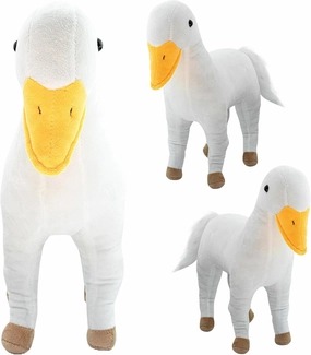Randimals Plush Toy Stuffed Animal Mix - Horse & Duck Hybrid Stuffed Animals for Girls & Boys - Huggable & Soft Animal Characters Cute Plushies - Unique Toys for Discovery & Adventure