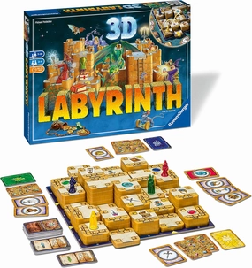 Ravensburger 3D Labyrinth Family Board Game | Easy to Learn Puzzle Game | Engaging Brain Teaser for Kids & Adults | Unique Replay Value