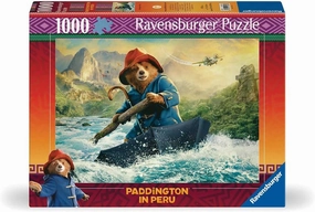 Ravensburger Puzzle 12001266 Paddington in Peru 1000 Pieces Paddington Bear Puzzle for Children and Adults from 14 Years