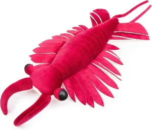 Realistic Anomalocaris Plush Toy - Lifelike 21" Cambrian Ancient Organism Sea Creature Anomalocaris Shrimp Stuffed Animals, Creative Ocean Model Plushie, Unique Plush Gift for Kids