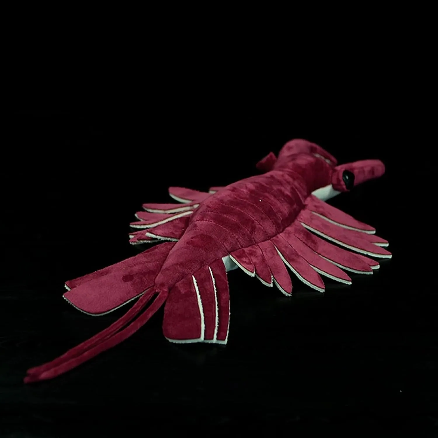 Realistic Anomalocaris Plush Toy - Lifelike 21" Cambrian Ancient Organism Sea Creature Anomalocaris Shrimp Stuffed Animals, Creative Ocean Model Plushie, Unique Plush Gift for Kids
