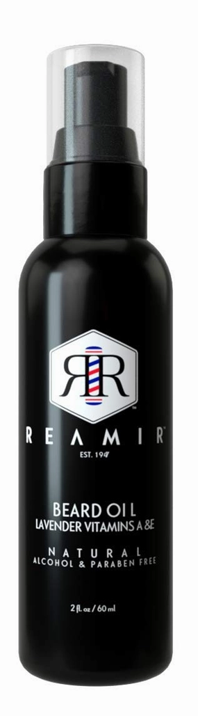 Reamir Beard Conditioning Oil - Grooming for Men - Softens Nourishes Beard Hair - Helps beard Grow Faster and Thicker - All Natural Oils 2 oz