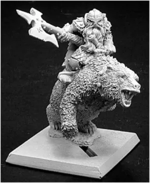 Reaper Miniatures Thorvald-Dwarf Bear Rider
