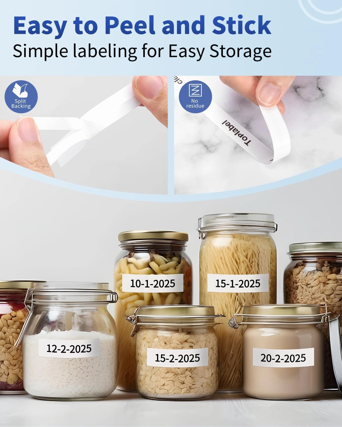 Replacement for Brother P-Touch Refill Tape TZe TZ Tape 12mm 0.47 Laminated White TZe-231 Compatible with Brother Label Maker Refills TZe231 AZe231 for PT-D210 D400 PTE110 PT-E560BTVP Edge, 10-Pack