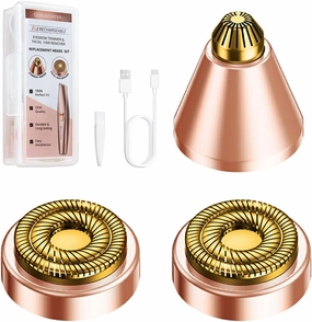 Replacement Heads for Eyebrow Facial Trimmer: Original Heads Replacement Set for 2 in1 Facial Eyebrow Trimmer - Suitable for Model VG-102, VG-1023,VG-1024