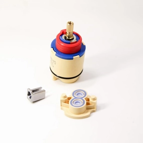 Replacement Olympia OP-340009 pressure balance cartridge (1 Pack), Hain-yo JH02BD 40mm Pressure Balance Ceramic Disc Cartridge & Check Valve Set