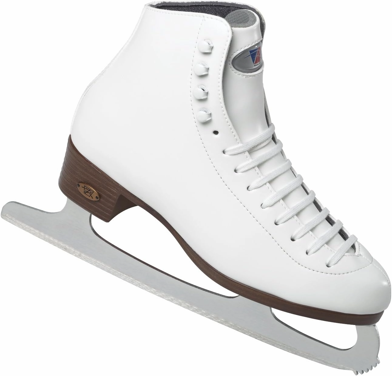 Riedell 15 Girls White Figure Skates (Juvenile 9.5)