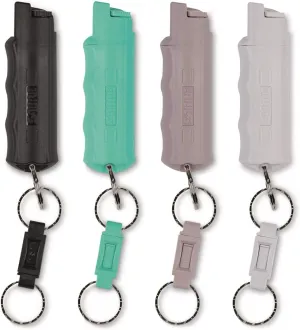 SABRE Red Pepper Spray Key Chain, 4 Pack