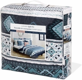Safdie 60113.3DQ.33 Full/Queen Pacifica Quilt Set (3 Piece)