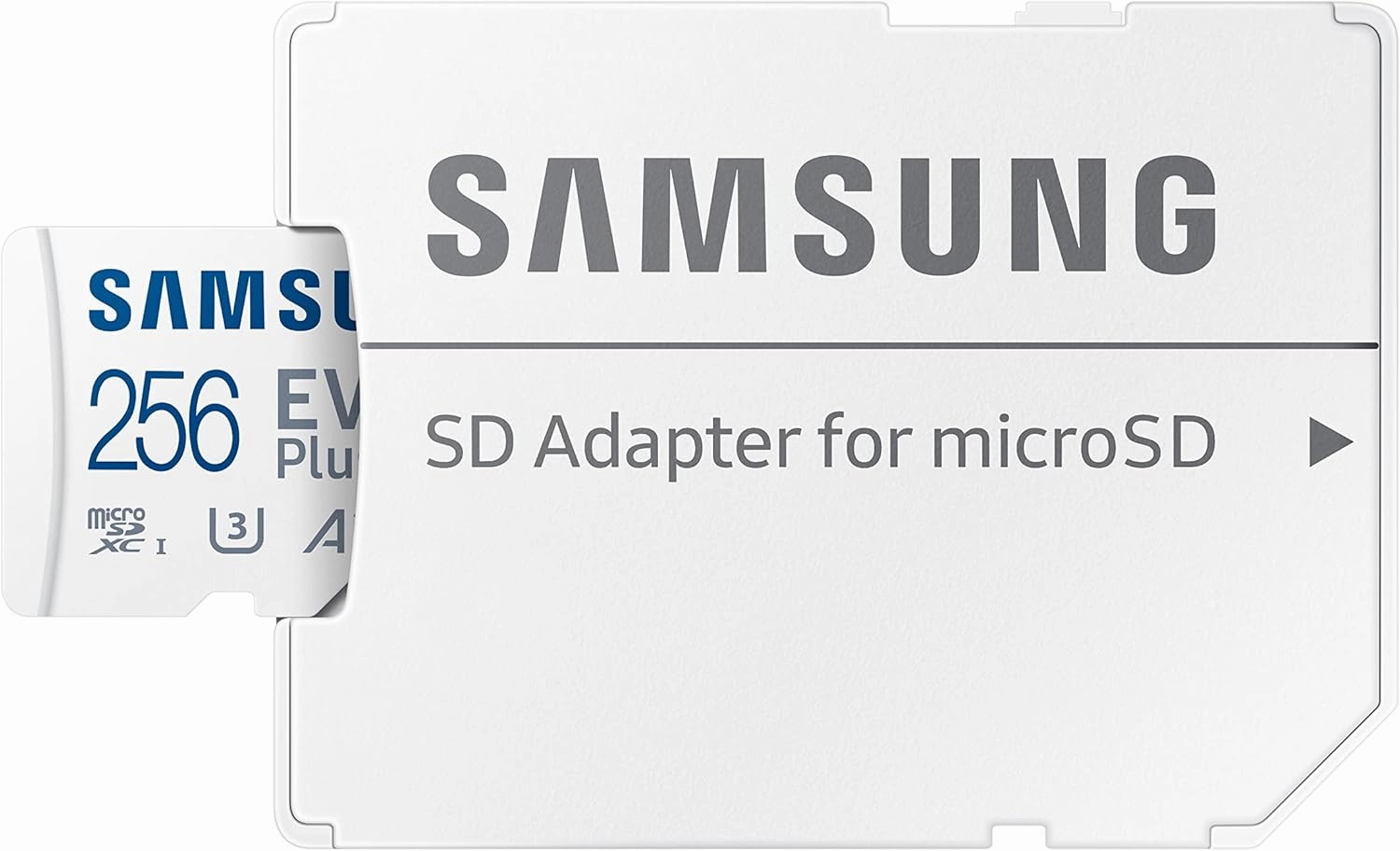 SAMSUNG EVO Plus w/SD Adaptor 256GB Micro SDXC, Up-to 130MB/s, Expanded Storage for Gaming Devices, Android Tablets and Smart Phones, Memory Card, MB-MC256KA/AM, 2021