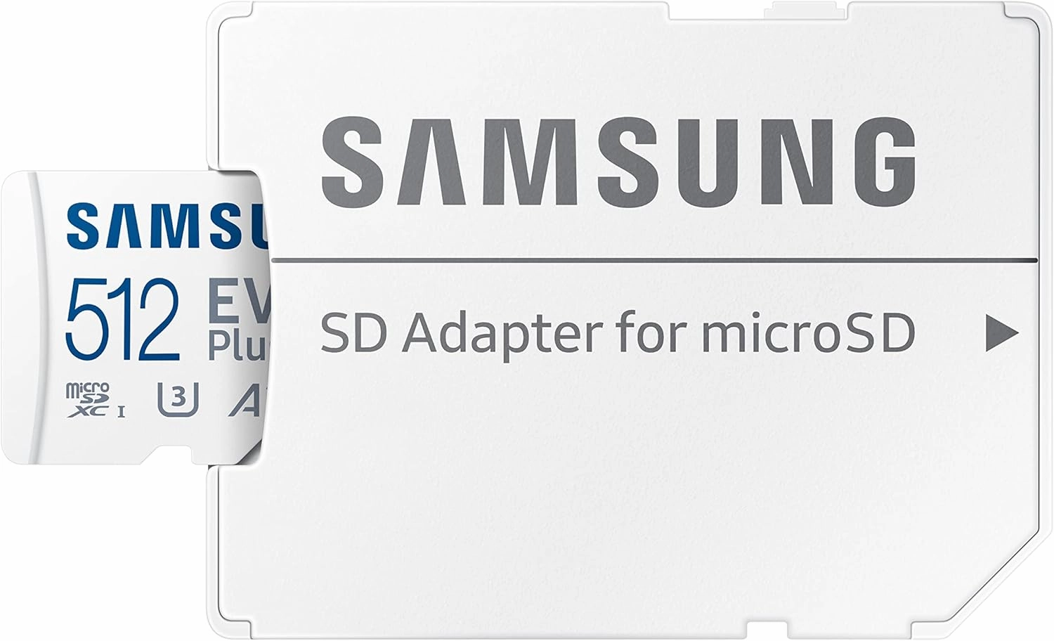 SAMSUNG EVO Plus w/ SD Adaptor 512GB Micro SDXC, Up-to 130MB/s, Expanded Storage for Gaming Devices, Android Tablets and Smart Phones, Memory Card, MB-MC512KA/AM, 2021