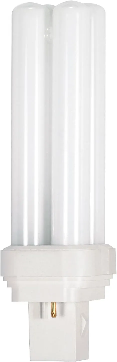 Satco S6021 5000K 22-Watt GX32D-2 Base T5 Quad Tube 2-Pin for Magnetic Ballasts, Daylight White (5000K)