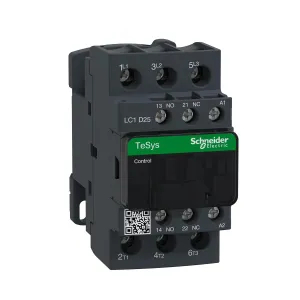 Schneider Electric LC1D25G7 Iec Magnetic Contactr, 120Vac, 25A, 1Nc/1No