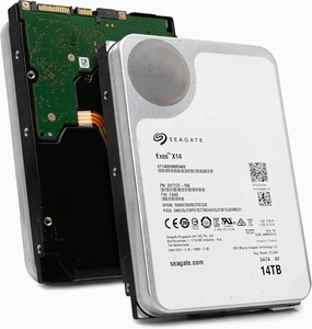 Seagate Exos X14 ST14000NM0408 14TB 7.2K RPM CMR SATA 6Gb/s 512e 3.5in Hard Drive (Renewed)