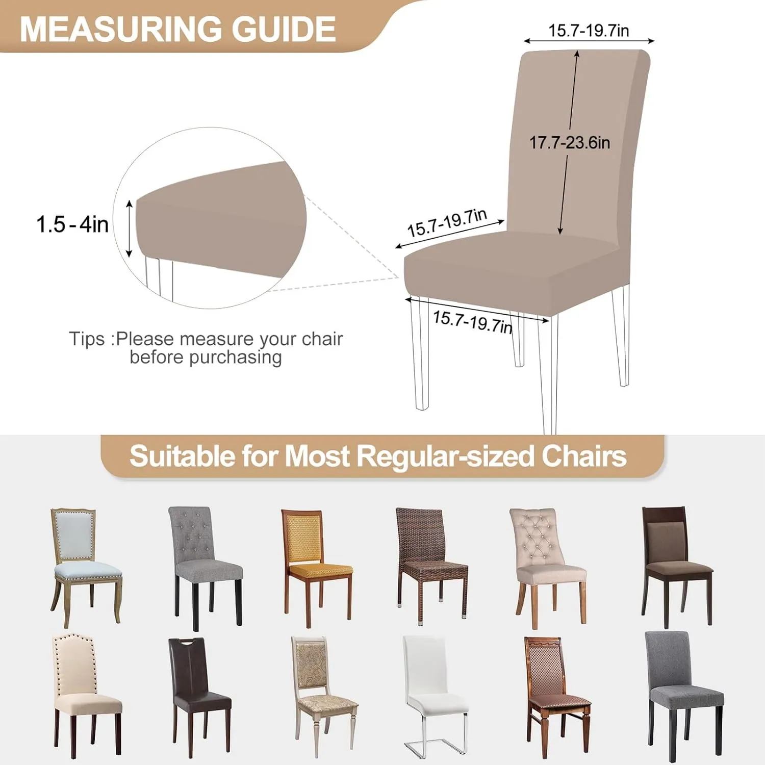 SearchI Dining Room Chair Covers Set of 4, Stretch Printed Parsons Chair Slipcovers Super Fit Spandex Removable Washable Kitchen Chair Protector Cover for Dining Room, Hotel, Ceremony (Ball Flower)