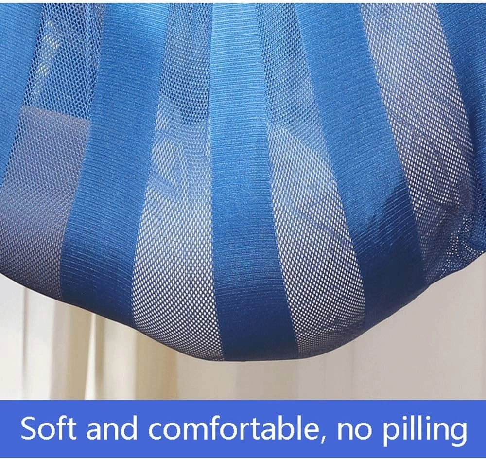 Sensory Swing Breathable Indoor and Outdoor Children's Fitness Hammock Swing Super Soft Mesh Yoga Silk Has A Calming Effect On Children Needs (Color : Blue)
