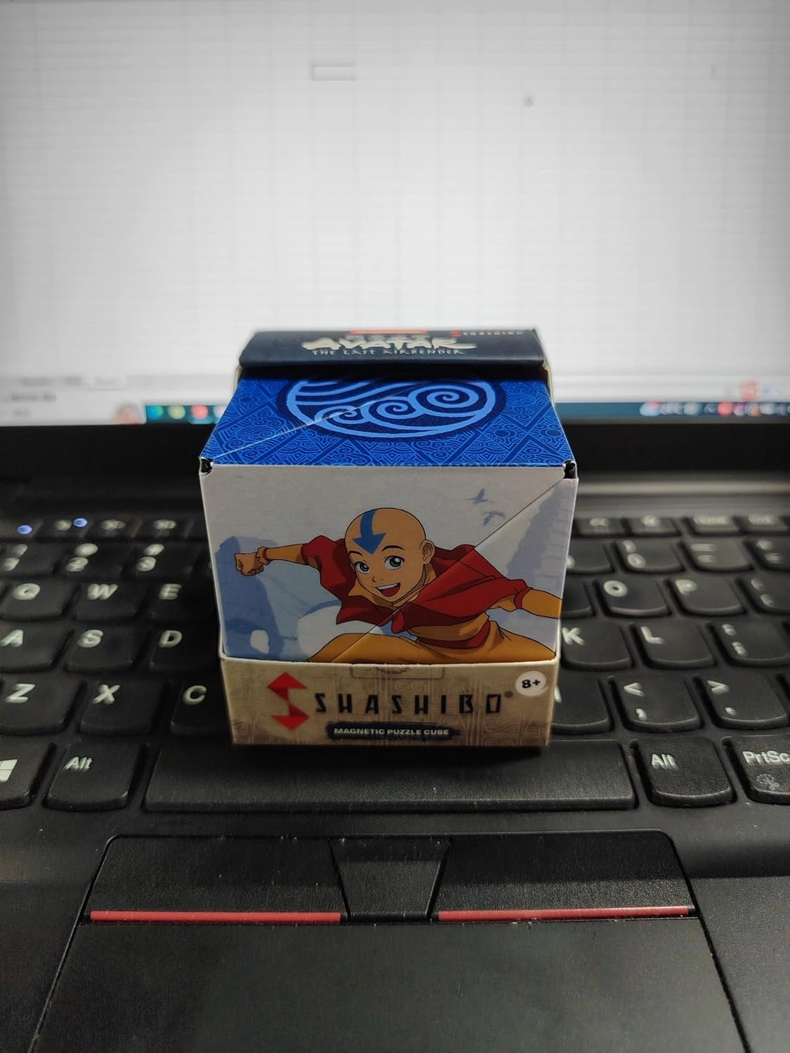 SHASHIBO Avatar The Last Airbender Shape Shifting Box - STEM Magnetic Fidget Cube That Transforms Into Over 70 Shapes, Download Fun in Motion Toys Mobile App (Water)