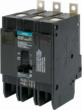 Siemens - BQD330 - Bolt On Circuit Breaker, 30 Amps, Number of Poles: 3, 277/480VAC AC Voltage Rating