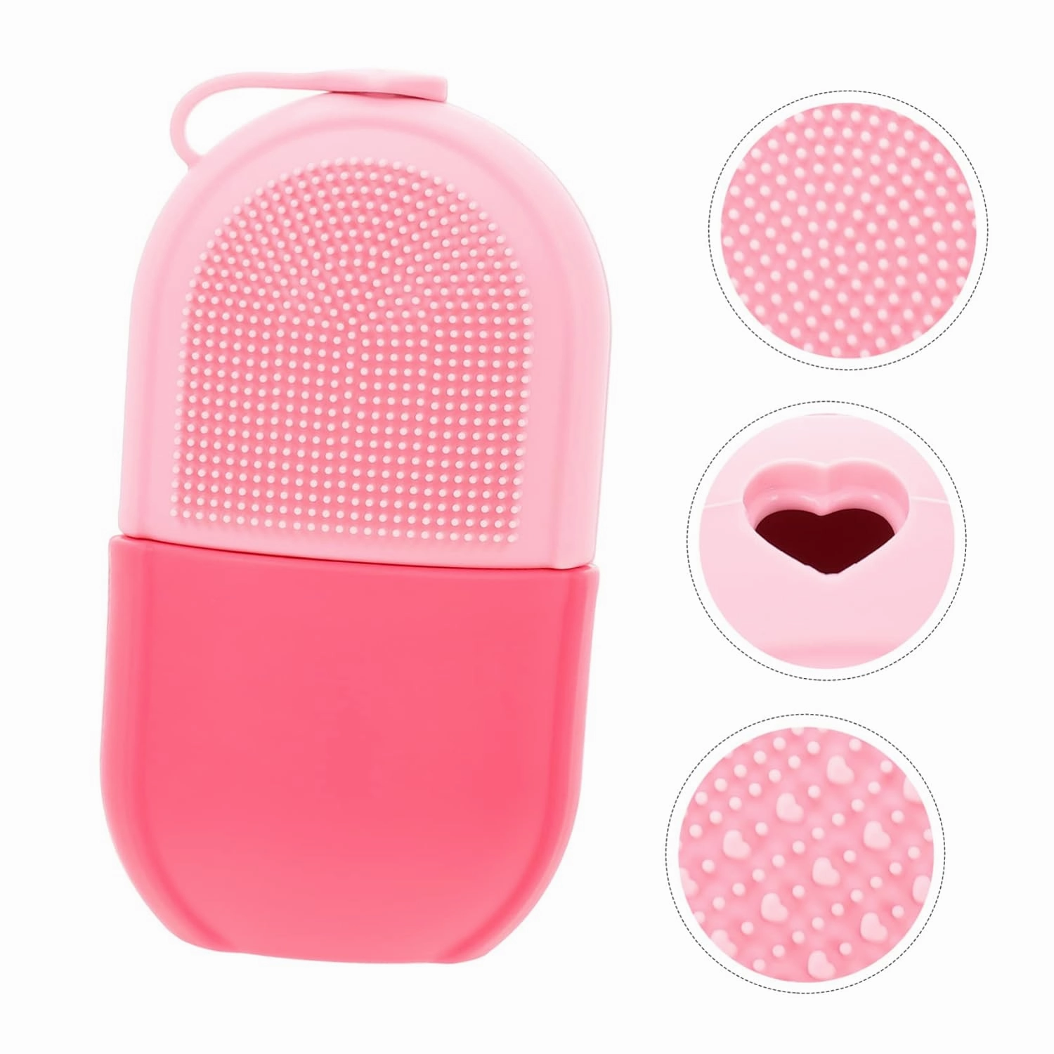 Silicone Ice Face Roller for Facial Massage and Skin Care for Puffiness Reduction and Moisturizing Portable Beauty Tool for Home and Travel