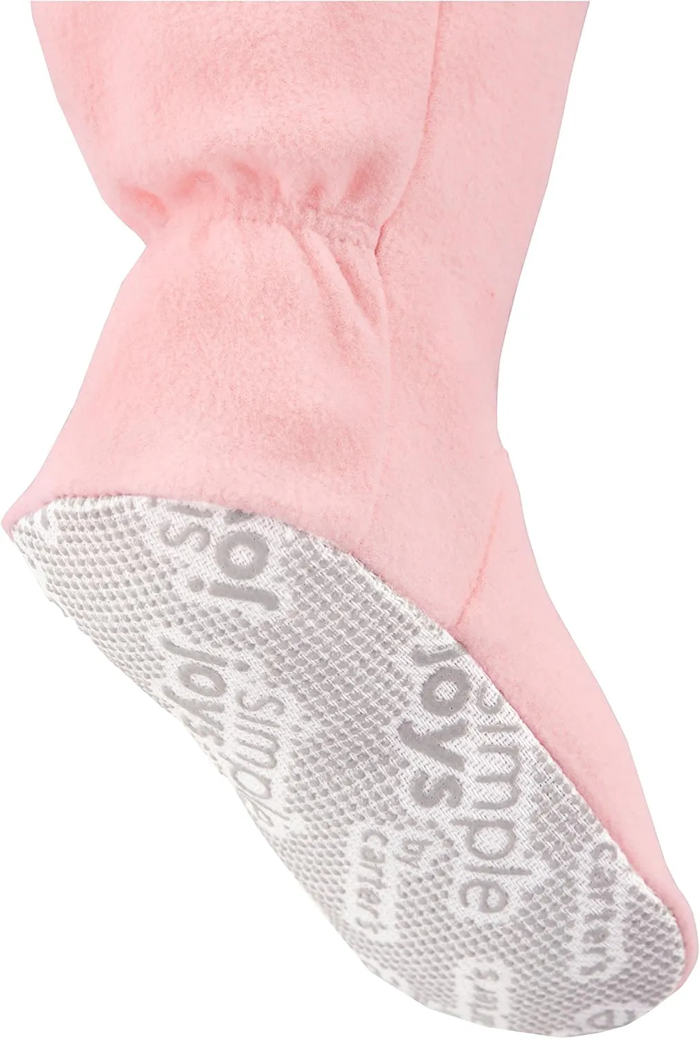 Simple Joys by Carter's Toddlers and Baby Girls' Loose-Fit Flame Resistant Fleece Footed Pajamas, Pack of 3